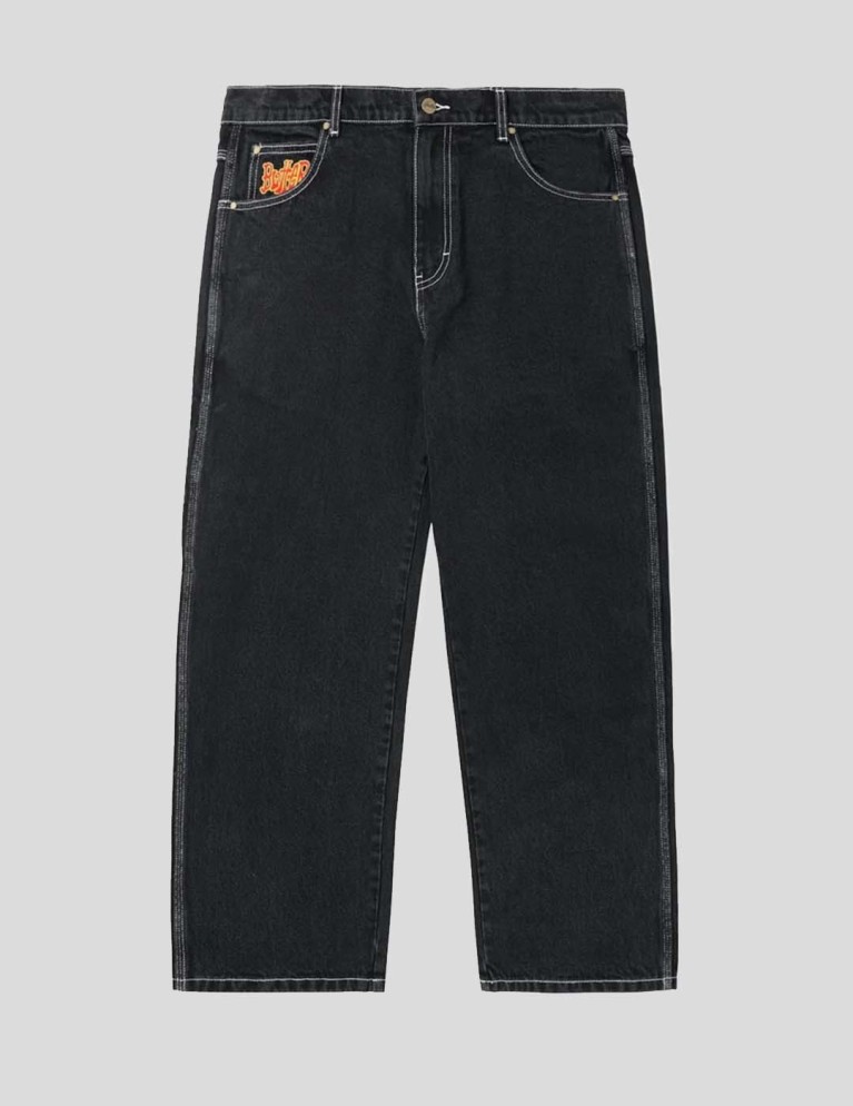 Pantalón BUTTER GOODS tour denim jeans flat black